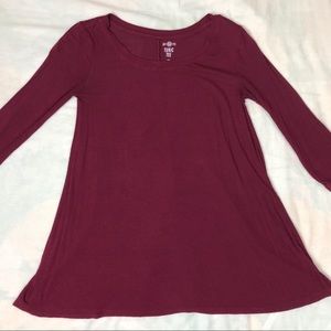 Maroon Tunic Tee